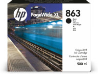 Hewlett Packard HP 863 500ML BLACK PAGEWIDE XL