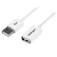 StarTech.com 3M WHITE USB EXTENSION CABLE