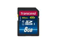 Transcend 8GB SDHC CLASS10 UHS-I 400X