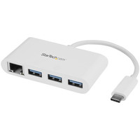 StarTech.com 3PT USB 3.0 HUB + GBE - USB-C
