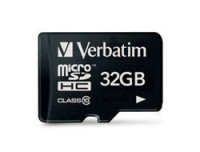 Verbatim MICRO SDHC CARD 32GB CLASS10
