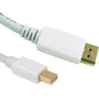 Mcab MDP 1.2 TO DP CABLE 1M WHITE