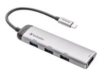 Verbatim USB-C MULTIPORT HUB 4-PORT USB