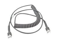 Zebra CABLE RS232 6IN COILED