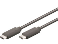 Mcab 0.5M USB-C CABLE M-M BLACK
