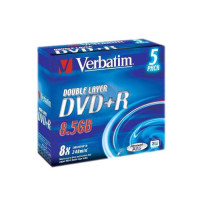 Verbatim DVD+R DL 8X 5PZ JEWEL CASE