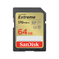 Sandisk EXTREME 64B SDXC MEMORY CARD