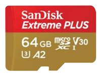 Sandisk EXTREME PLUS MICROSDXC 64GB+SD