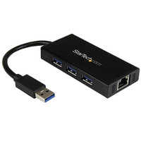 StarTech.com PORTABLE USB 3.0 HUB W/ GBE