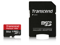 Transcend 64GB MICROSDXC C.10 U1 W/ADAPT