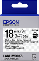 Epson TAPE LK-5TBN CLEAR BLK-/CLEAR