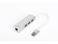 Digitus USB3.0 3-PORT HUB + GIGABIT LAN
