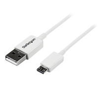 StarTech.com 2M WHITE USB TO MICRO USB CBL