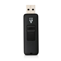 V7 4GB FLASH DRIVE USB 2.0 BLACK