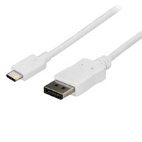 StarTech.com 6 FT USB C TO DP CABLE - WHITE