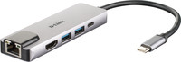 D-Link DUB-M520 USB-C 5-PORT USB HUB+HDMI+LAN
