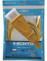 Mcab HDMI CABLE 4K30HZ 2M YELLOW