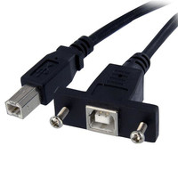 StarTech.com 3FT PANEL MOUNT USB CABLE B-B