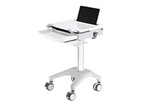 NEOMOUNTS BY NEWSTAR NewStar Mobile Laptop Cart, incl. keyboard & mouse drawer / 10-22" / Crème