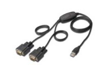 Digitus USB 20 TO 2XRS232 CABLE