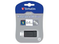 Verbatim USB DRIVE 2.0 PIN STRIPE 64GB