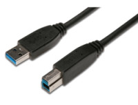 Mcab 1M USB 3.0 A-B M/M BLACK