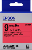 Epson TAPE LK-3RBP PASTEL BLK-/RED