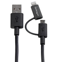 StarTech.com LIGHTNING OR MICRO USB TO USB