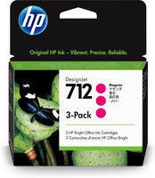 Hewlett Packard HP 712 3-PACK 29-ML MAGENTA