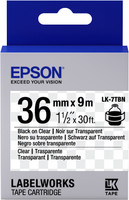 Epson TAPE LK-7TBN CLEAR BLK-/CLEAR