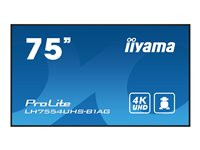 Iiyama LH7554UHS-B1AG 75IN 189.3CM IPS