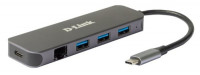 D-Link DUB-2334 5-IN-1 USB-C HUB