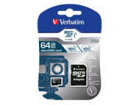 Verbatim MICRO SDXC CARD PRO UHS-I 64GB