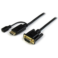 StarTech.com 3FT HDMI TO VGA ADAPTER CABLE