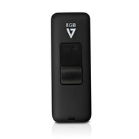 V7 8GB FLASH DRIVE USB 2.0 BLACK