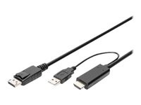 Digitus 2M HDMI TO DP ADAPTER CABLE