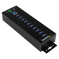 StarTech.com 10PT IND. USB3 HUB