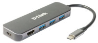 D-Link DUB-2333 5-IN-1 USB-C HUB W HDMI