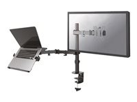 NEOMOUNTS BY NEWSTAR NewStar Flat Screen & Notebook Desk Mount (clamp/grommet) / 10-32" / Black
