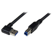 StarTech.com 1M USB 3 CABLE RIGHT ANGLE BK