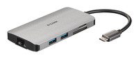 D-Link DUB-M810 USB-C 8-PORT USB HUB+HDMI+LAN