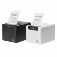 Citizen CT-E601, USB, USB-Host, Lightning, 8 Punkte/mm (203dpi), Cutter, schwarz