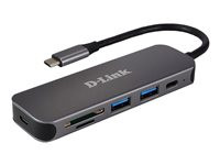 D-Link DUB-2325/E 5-IN-1 USB-C HUB W CARD READER