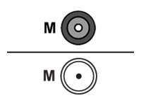 HPE Aruba - Antennenadapter - RP-SMA (M) zu N-Anschluss (M)