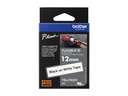 Brother TZe-FX231 - Klebstoff - Schwarz auf Weiß - Rolle (1,2 cm x 8 m)