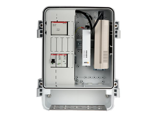 Axis T98A18-VE Media Converter Cabinet A - Medienkonverter - 1GbE - 10Base-T, 100Base-TX, 1000Base-X, 100Base-X - 2 Anschlüsse - RJ-45 / SFP (mini-GBIC)