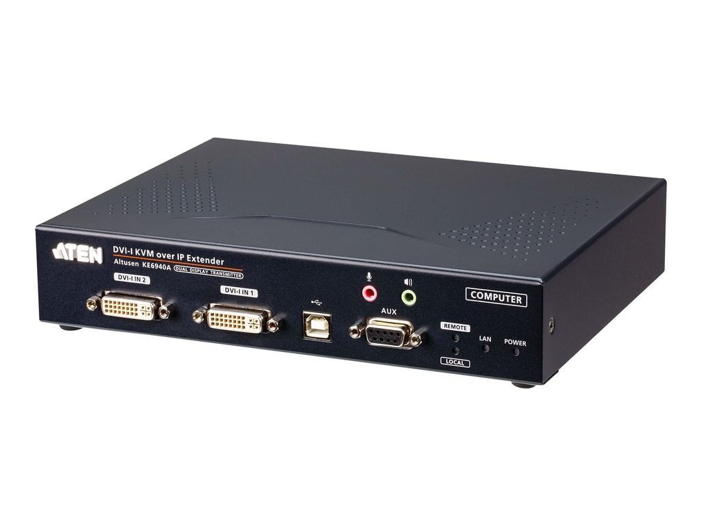 ATEN KE6940AT DVI-I Dual Display KVM over IP Transmitter