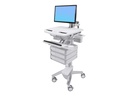 Ergotron StyleView Cart with LCD Arm, 3 Drawers - Wagen für LCD-Display / Tastatur / Maus / CPU / Notebook / Scanner ( offene Architektur ) - Kunststoff, Aluminium, verzinker Stahl
