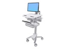 Ergotron StyleView Cart with LCD Arm, 2 Drawers - Wagen für LCD-Display/Tastatur/Maus/CPU/Notebook/Barcodescanner - Kunststoff, Aluminium, verzinker Stahl