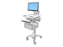 Ergotron StyleView - Wagen für LCD-Anzeige/Tastatur/Maus/Barcodescanner/CPU ( offene Architektur ) - verriegelbar